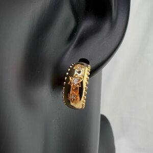 Gold and Silver Women's Hoop Earrings